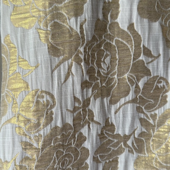 RENEE C. BY SO COOL COTTON VISCOSE POLY BLEND JACQUARD DRESS SIZE LARGE - Picture 4 of 11